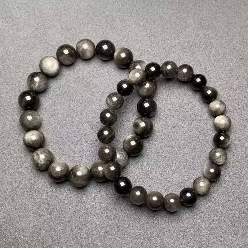 Obsidian Lion Awakening Silver Obsidian Gift Transfer Bracelet — feature 10