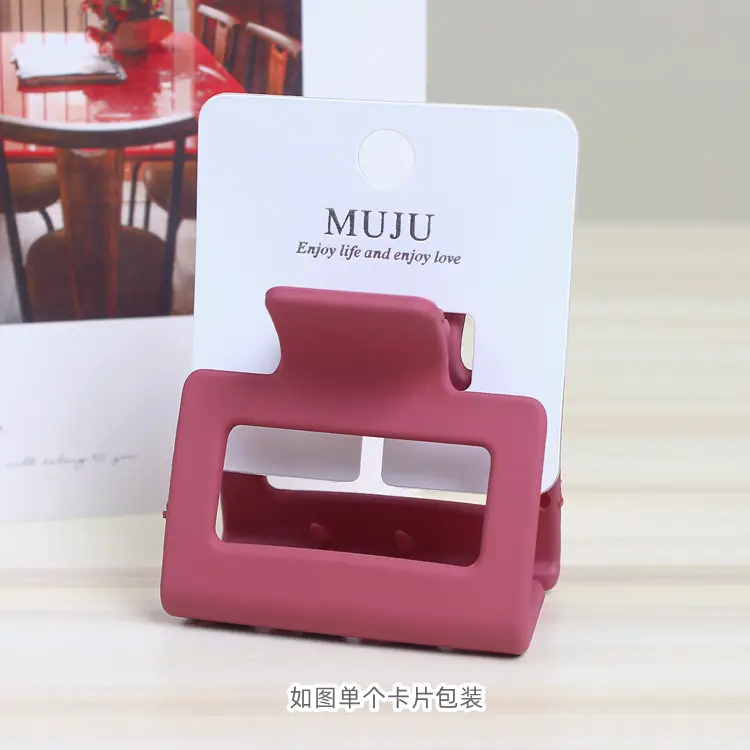 Frosted 5cm Hairpin Holder with Card Holder