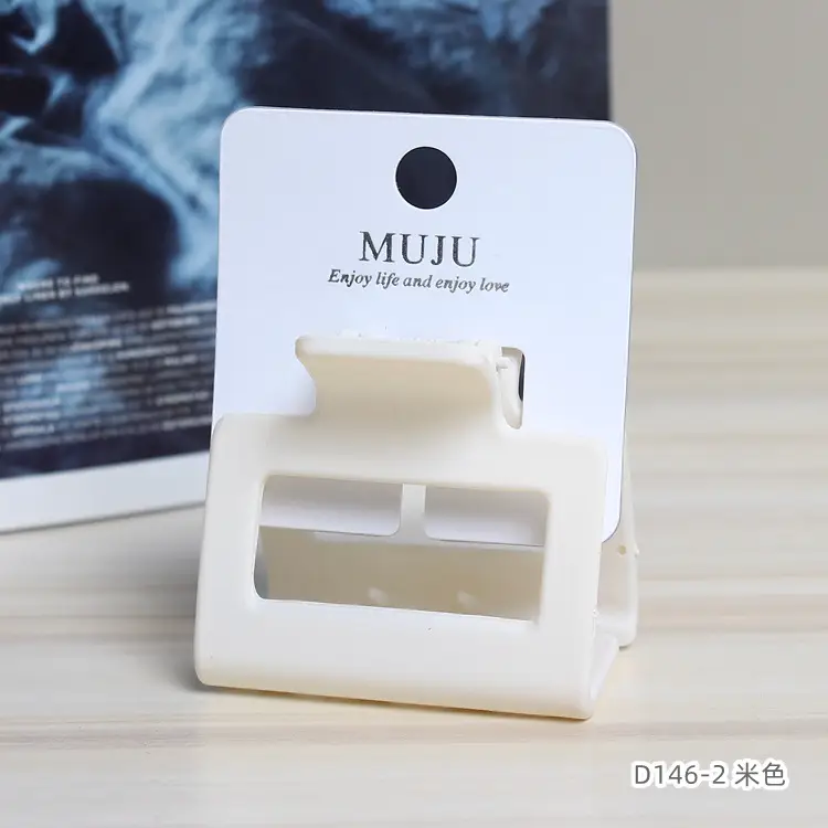 Frosted 5cm Hairpin Holder with Card Holder