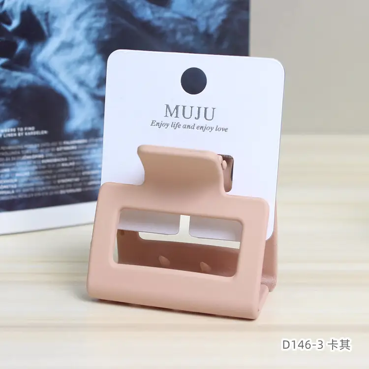 Frosted 5cm Hairpin Holder with Card Holder