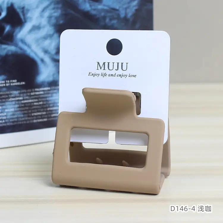 Frosted 5cm Hairpin Holder with Card Holder