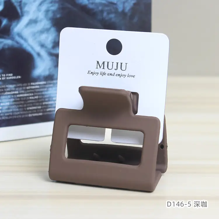 Frosted 5cm Hairpin Holder with Card Holder