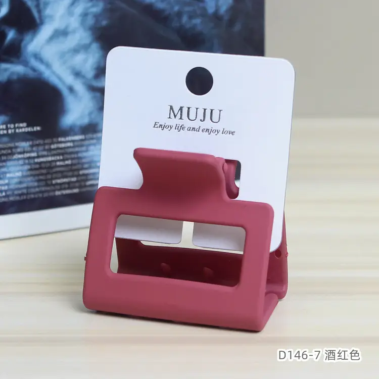 Frosted 5cm Hairpin Holder with Card Holder