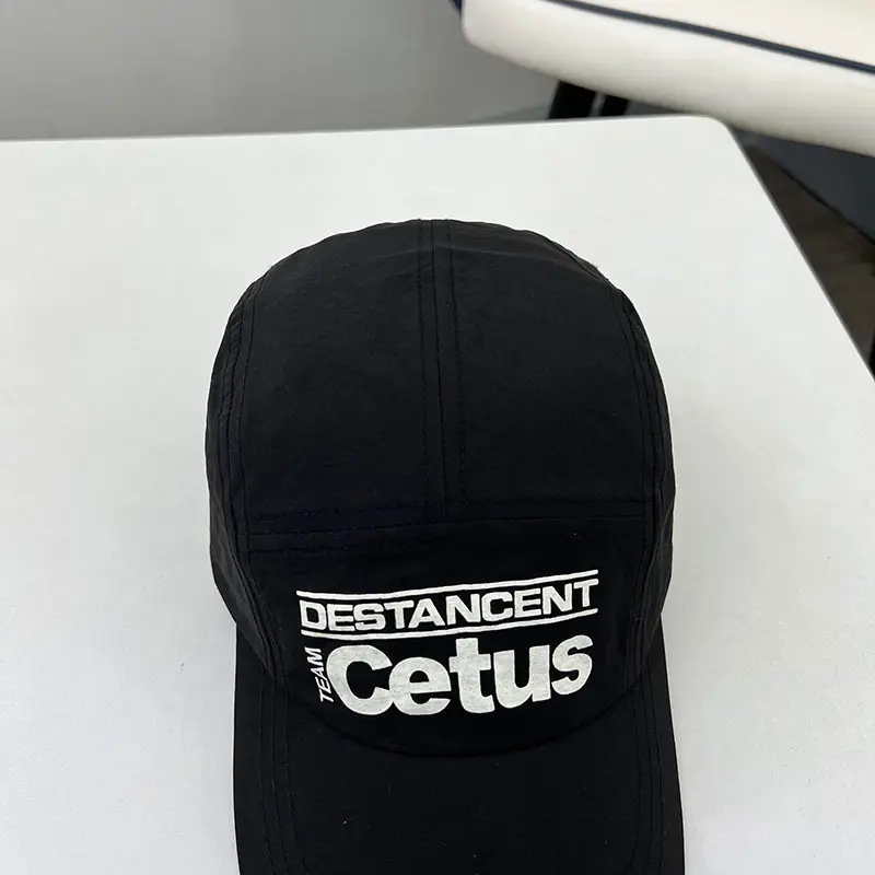 Green Cotton Cap with "Destinant Cetus" Design — feature 11