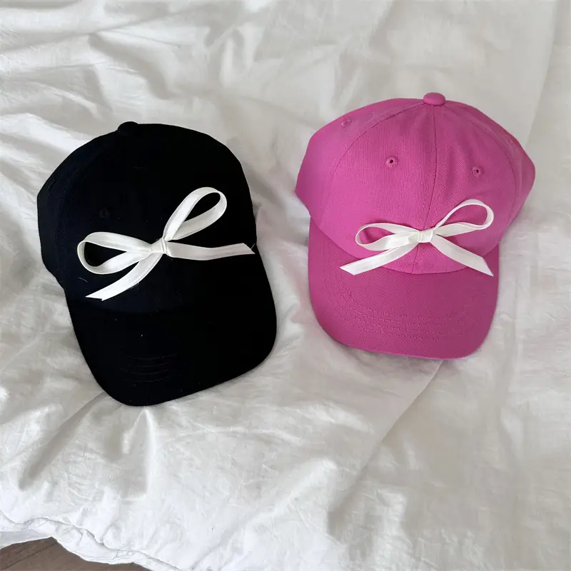 Lilac Bow Cap for Girls Sun Protection — feature 7