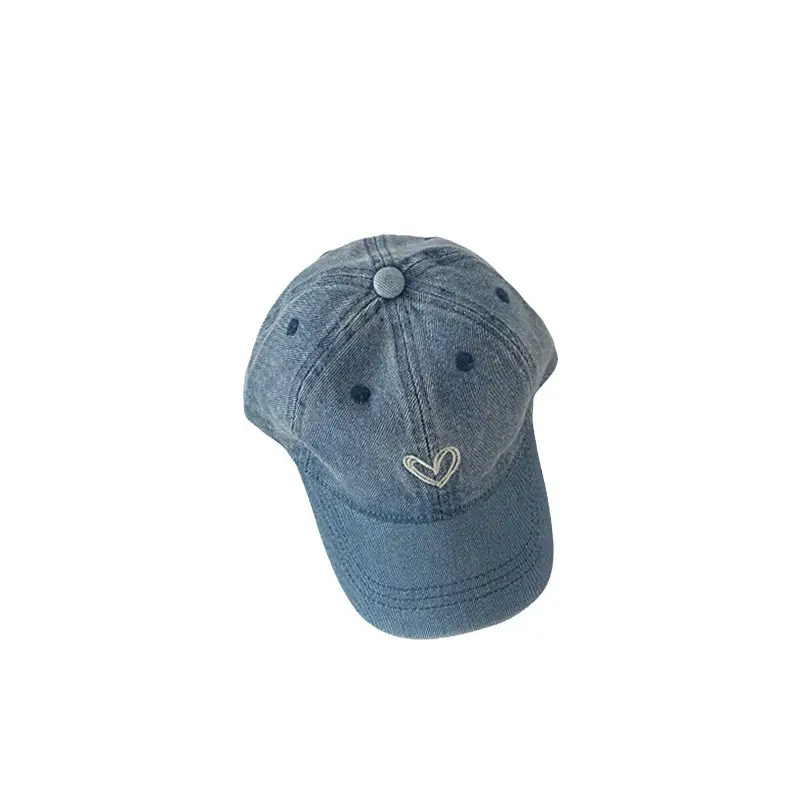 Children's Blue Embroidered Baseball Cap - Image 8