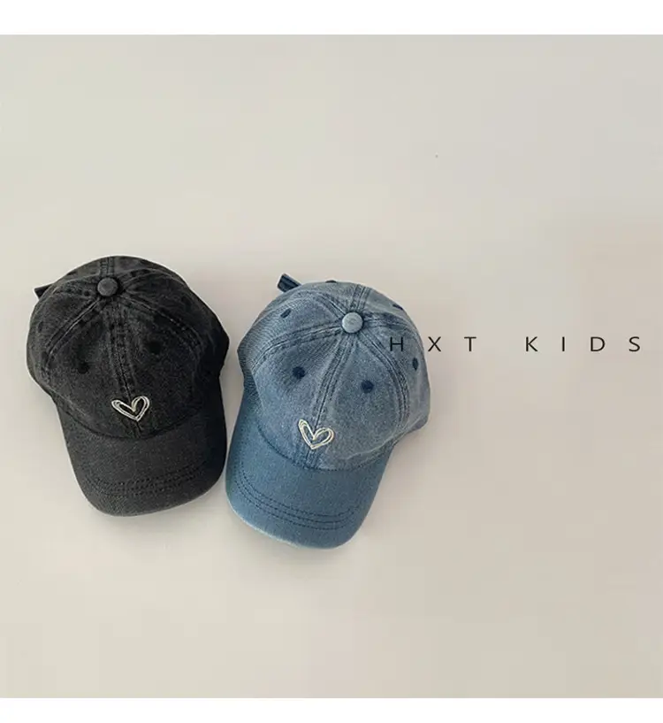 Children's Blue Embroidered Baseball Cap — feature 2