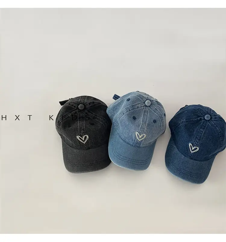Children's Blue Embroidered Baseball Cap — feature 3