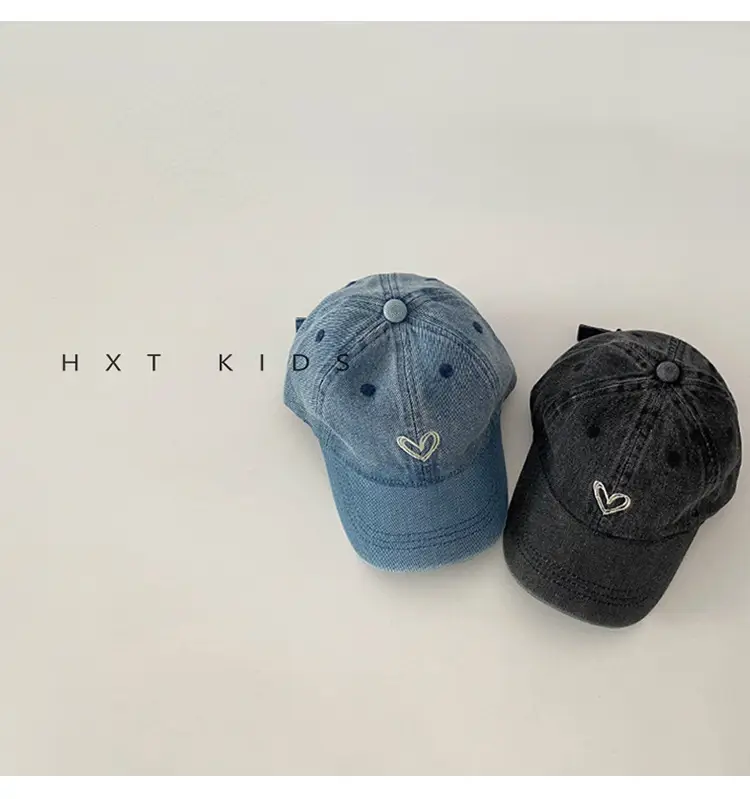 Children's Blue Embroidered Baseball Cap — feature 4