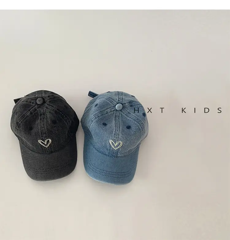 Children's Blue Embroidered Baseball Cap — feature 5