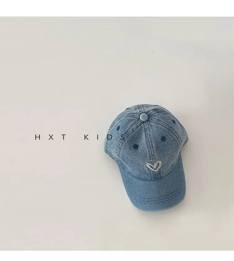 Children's Blue Embroidered Baseball Cap — feature 7