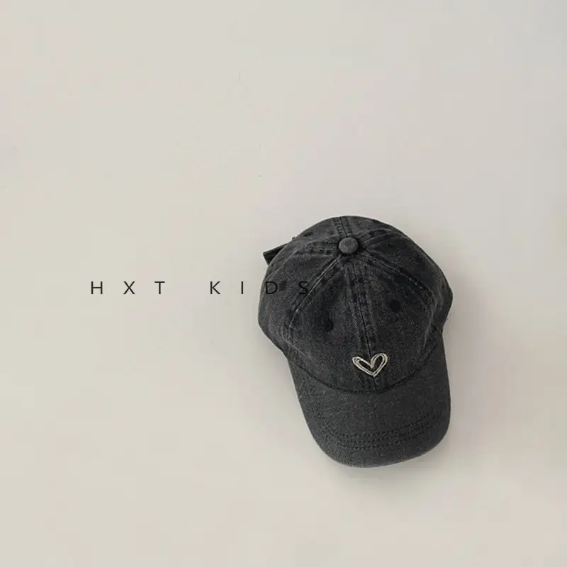 Children's Blue Embroidered Baseball Cap - Image 2