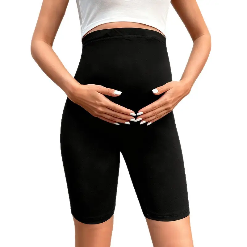 European American Cross-Border Maternity High Waist Shorts 2024 - Image 5