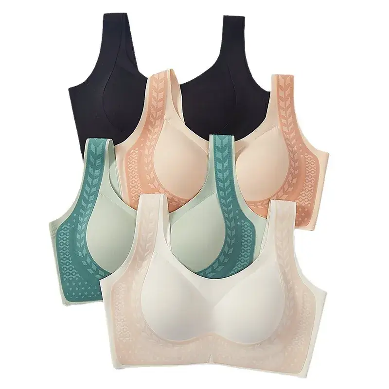 2024 Black Push Up Seamless Sports Bra - Image 9