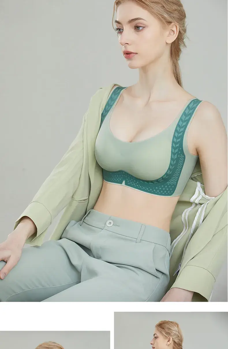 2024 Black Push Up Seamless Sports Bra — feature 17