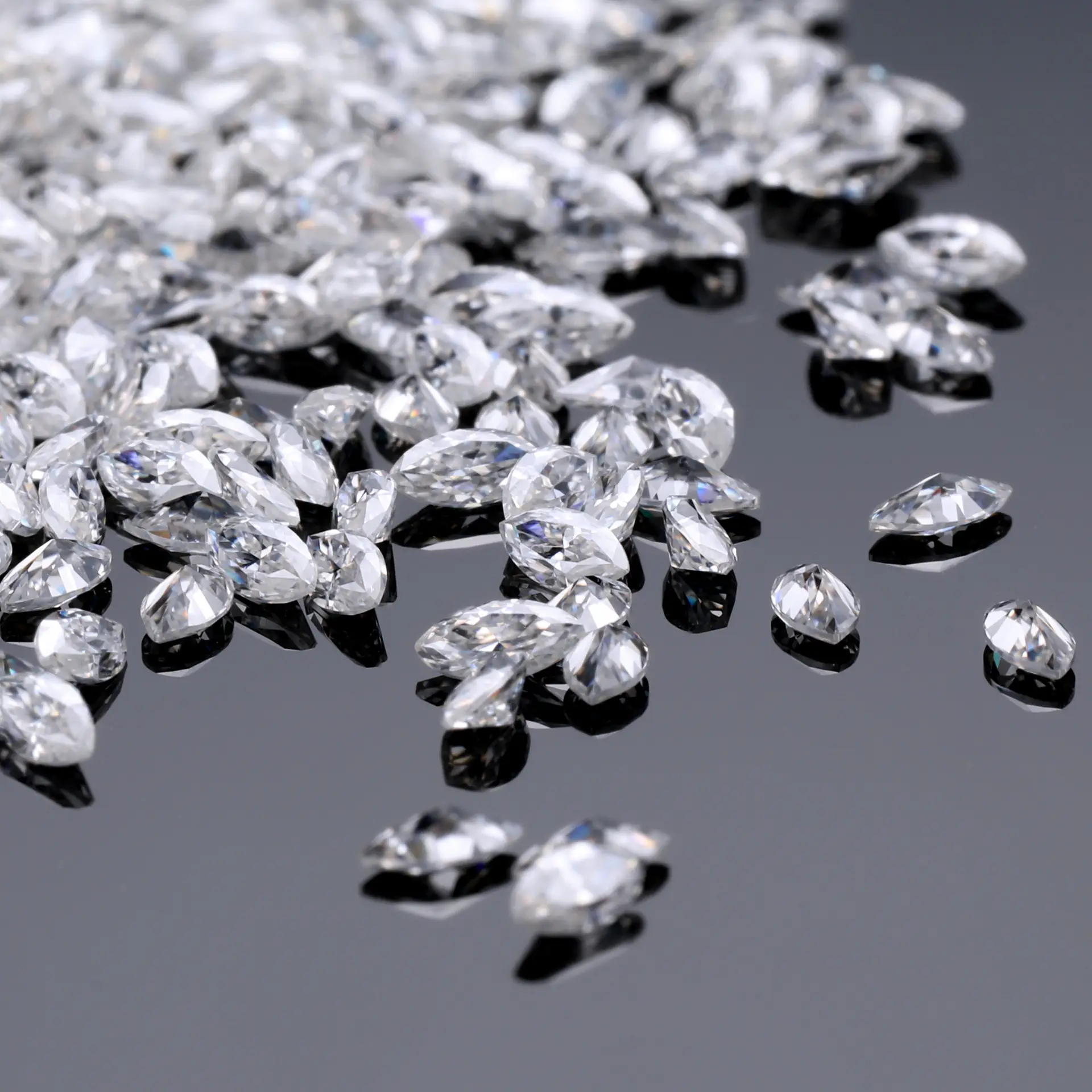 Moissanite Bare Stone 0.1~0.3 Carat D Color Marquise Centimeter Wuzhou Origin - Image 4