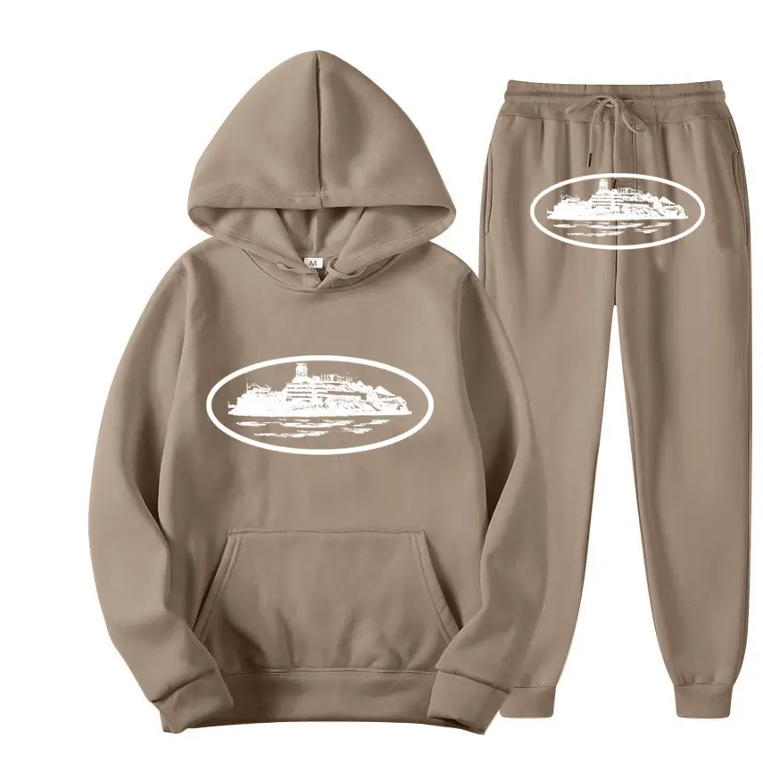 Women Navy Hoodie Pants Set Hip Hop Casual Winter - Image 15