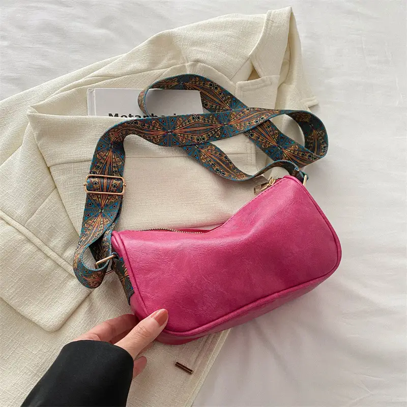 Soft Leather Shoulder Messenger Bag Brown 2024 - Image 5
