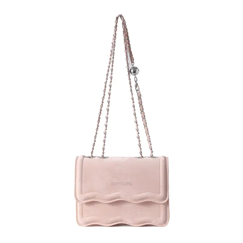 Elegant Pink Chain Shoulder Bag for Women 2024 - Image 9