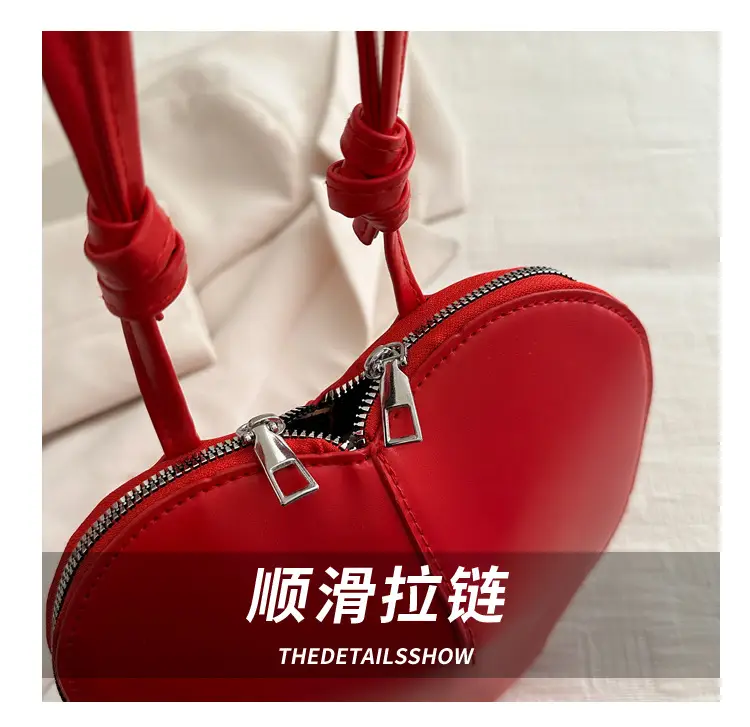 Heart Shaped Shoulder Bag Women's 2024 Spring — feature 7