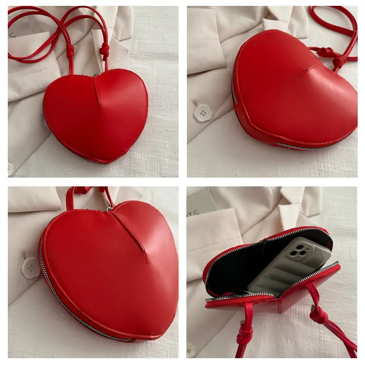 Heart Shaped Shoulder Bag Women's 2024 Spring — feature 9