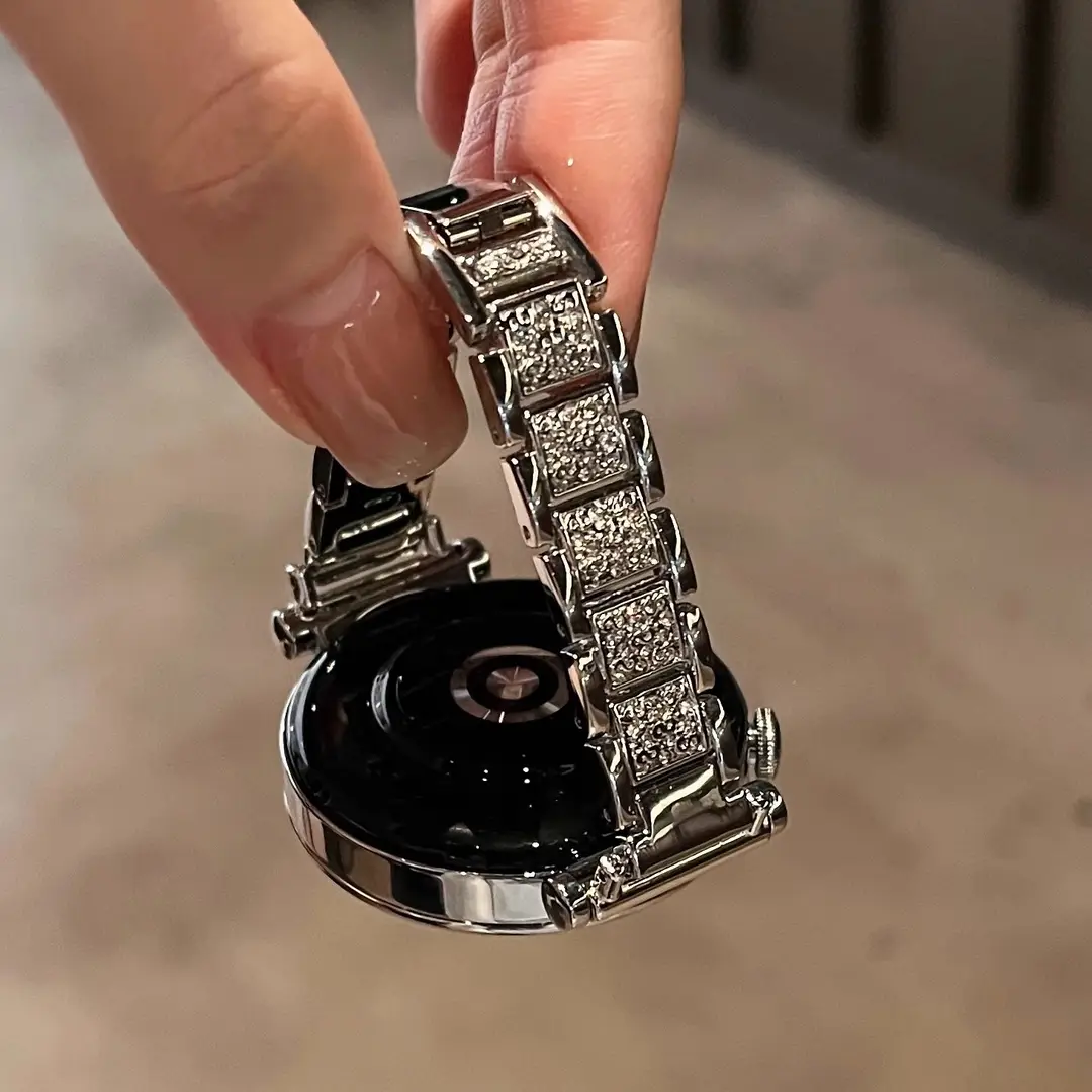 Suitable for Huawei Gt4 Watch Strap, New Gt5/6 Full Diamond Gt3 Women's Watch Strap, Special for Watch 4/3 Pro Watch Strap, 41mm