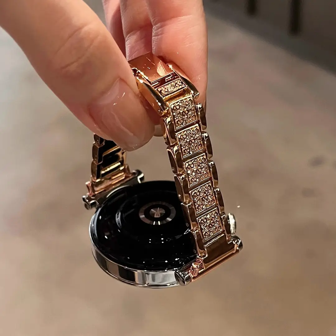 Suitable for Huawei Gt4 Watch Strap, New Gt5/6 Full Diamond Gt3 Women's Watch Strap, Special for Watch 4/3 Pro Watch Strap, 41mm