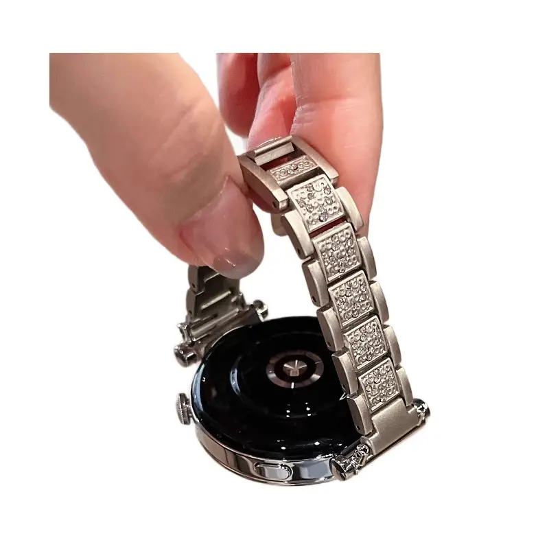 Suitable for Huawei Gt4 Watch Strap, New Gt5/6 Full Diamond Gt3 Women's Watch Strap, Special for Watch 4/3 Pro Watch Strap, 41mm