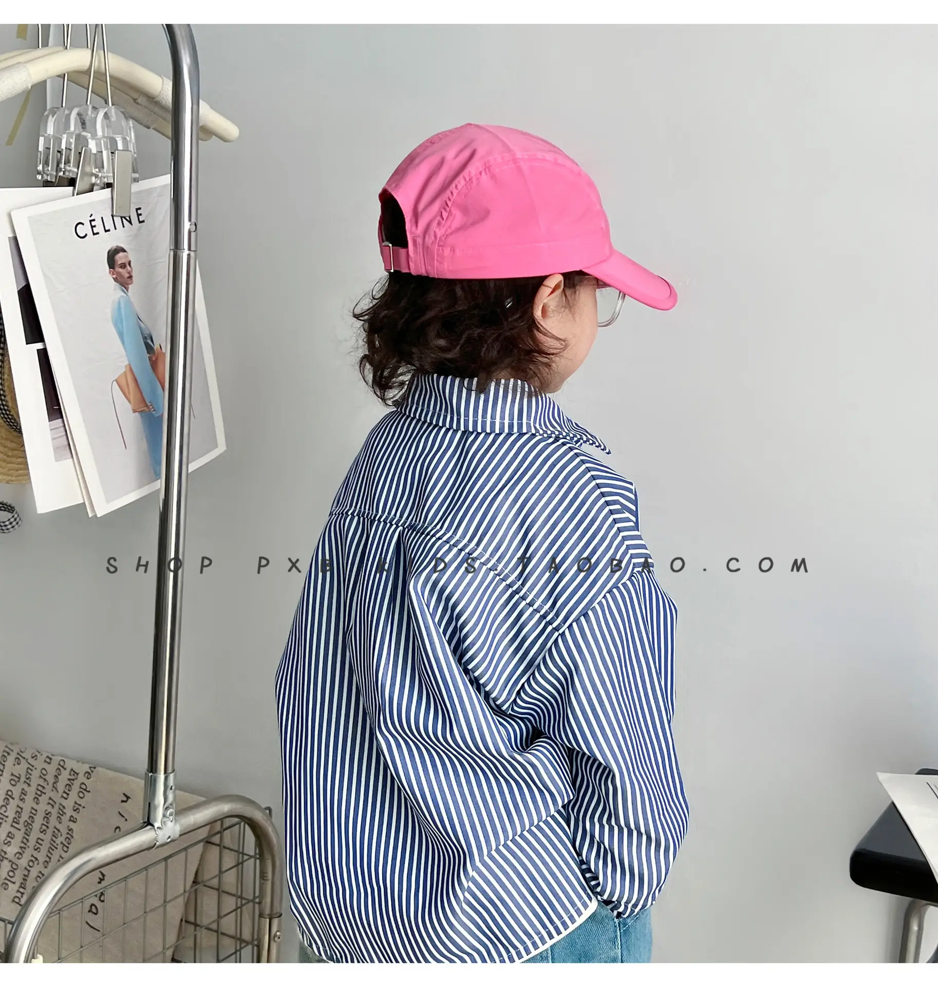 Pink Beaded Cap for Girls Kids UV Protective — feature 11