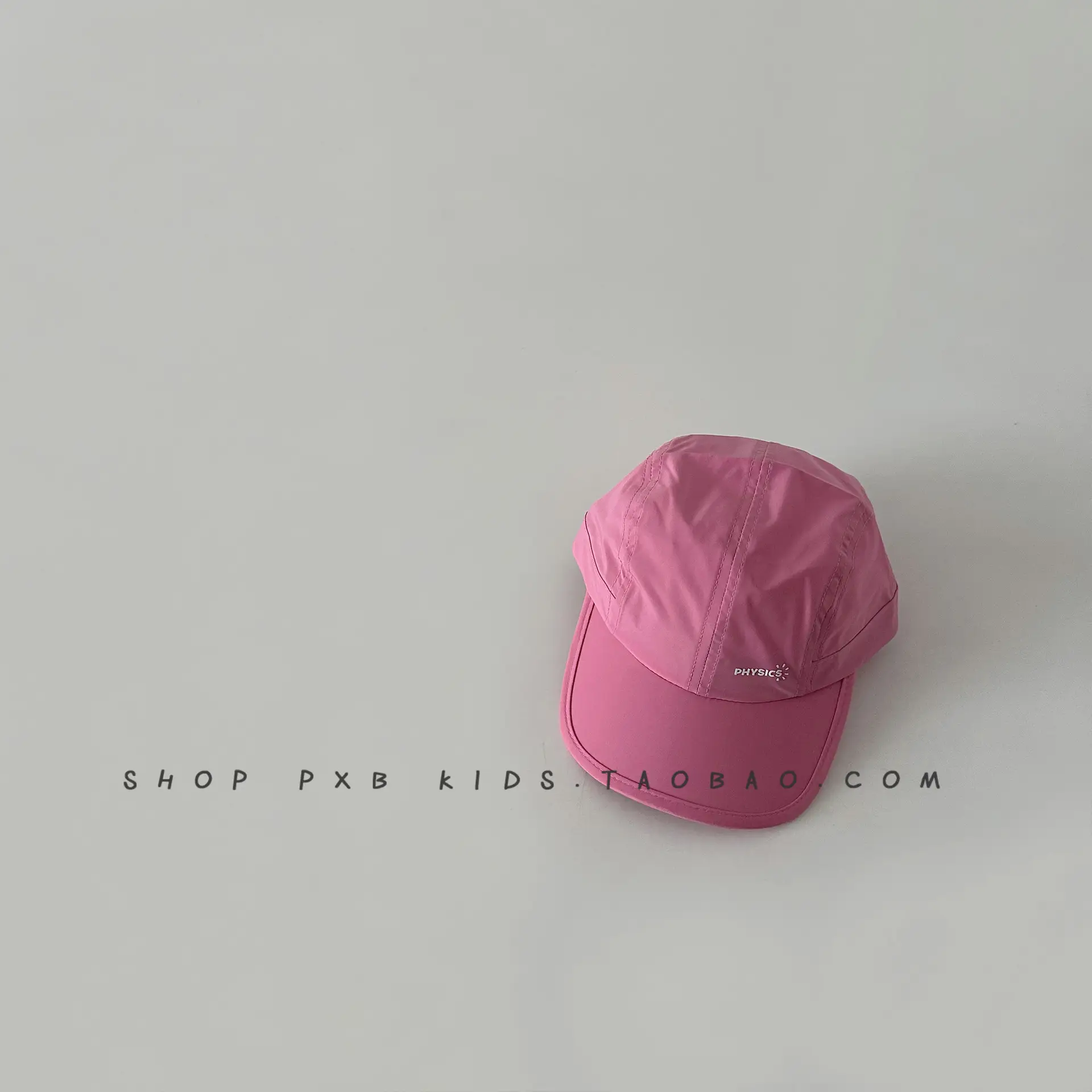 Pink Beaded Cap for Girls Kids UV Protective