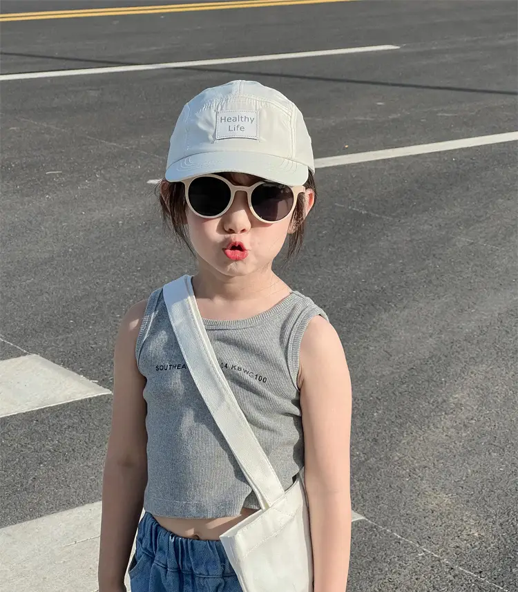 Pink Baseball Cap for Kids Healthy Life Brand — feature 1