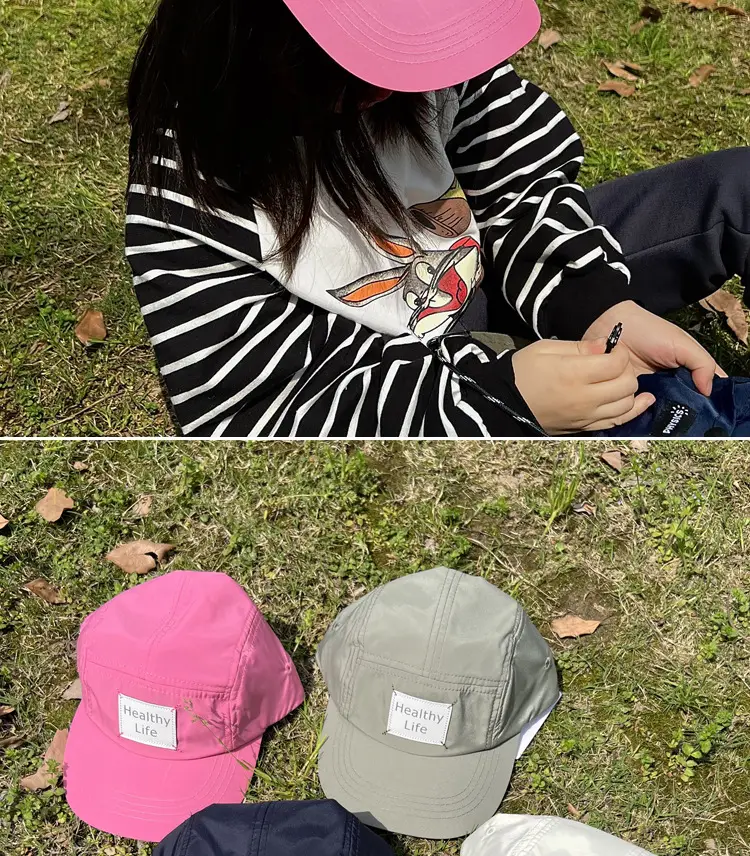 Pink Baseball Cap for Kids Healthy Life Brand — feature 7