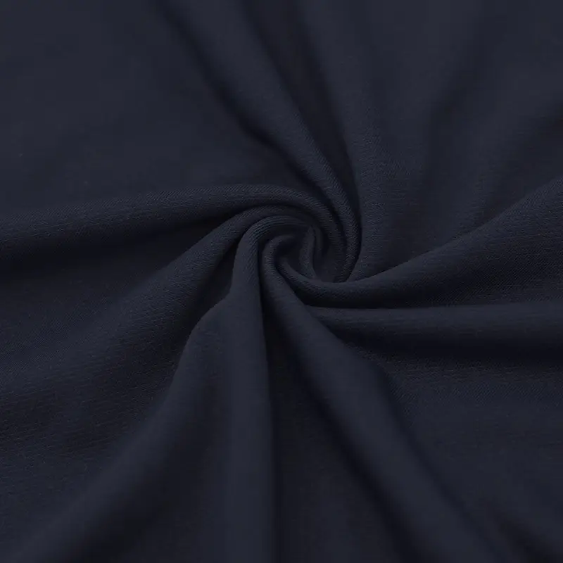 Men Dark Blue Knit Long Sleeve T-Shirt Button Front — feature 16