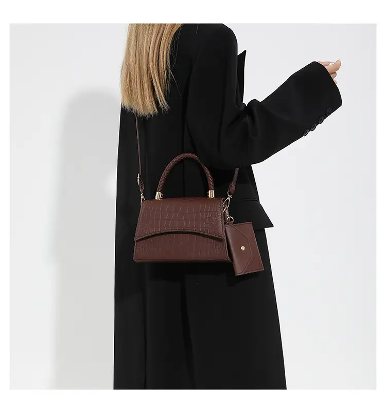 Pink Textured Shoulder Bag for Women 2024 — feature 10