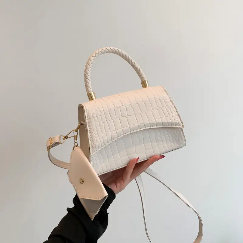 Pink Textured Shoulder Bag for Women 2024 - Image 2