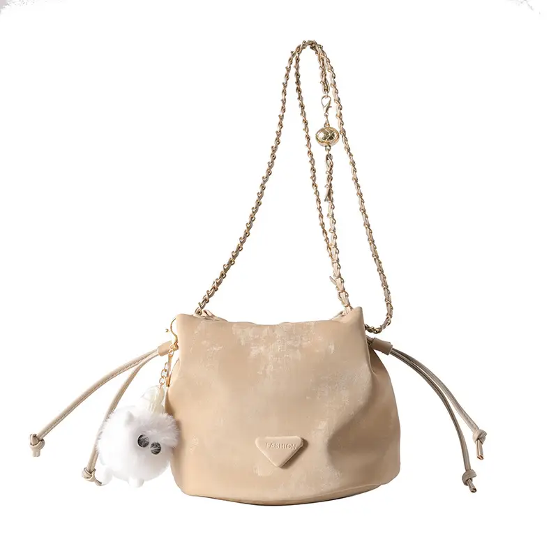 Black Velvet Chain Shoulder Bag for Women 2024 - Image 4