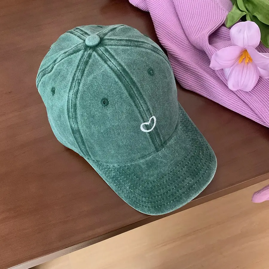 Women Pink Heart Cap 2024 Peak Cap - Image 14