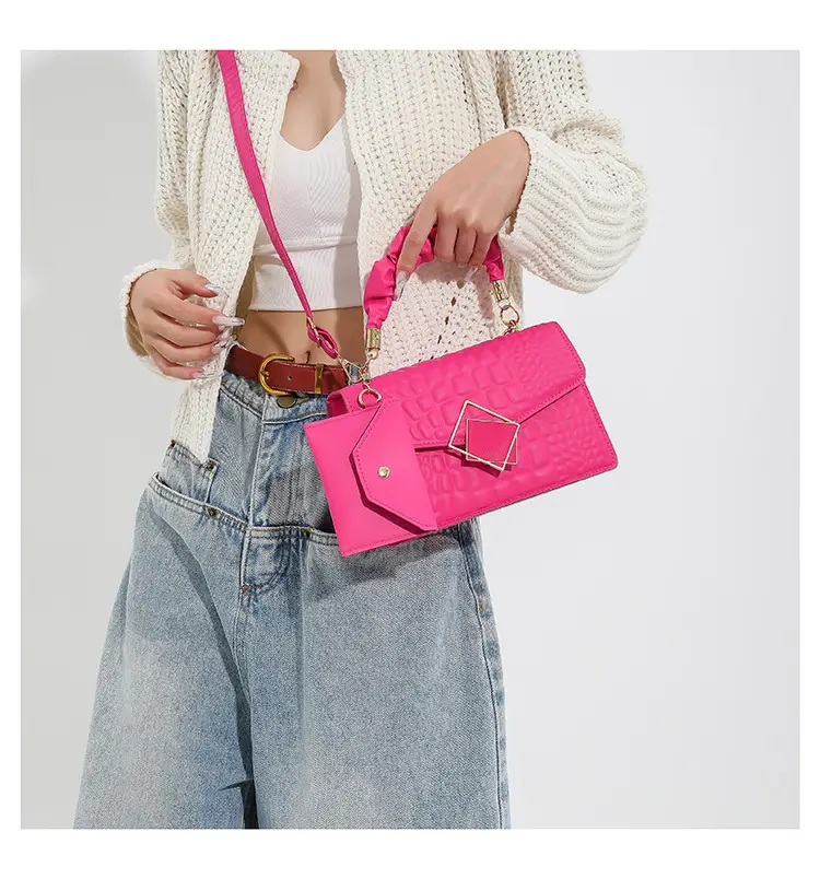 Women Korean Style White Quilted Shoulder Bag 2024 — feature 19