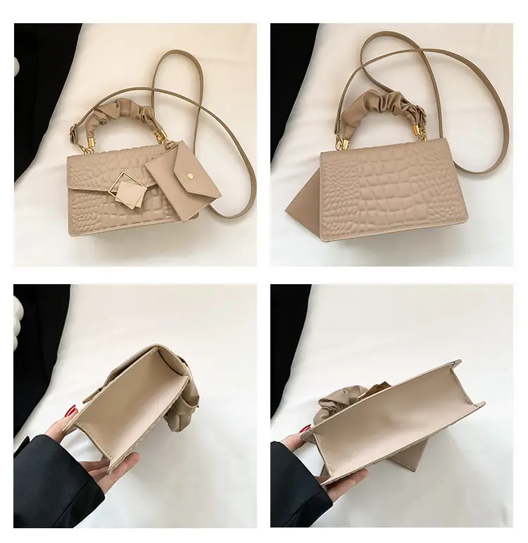 Women Korean Style White Quilted Shoulder Bag 2024 — feature 7