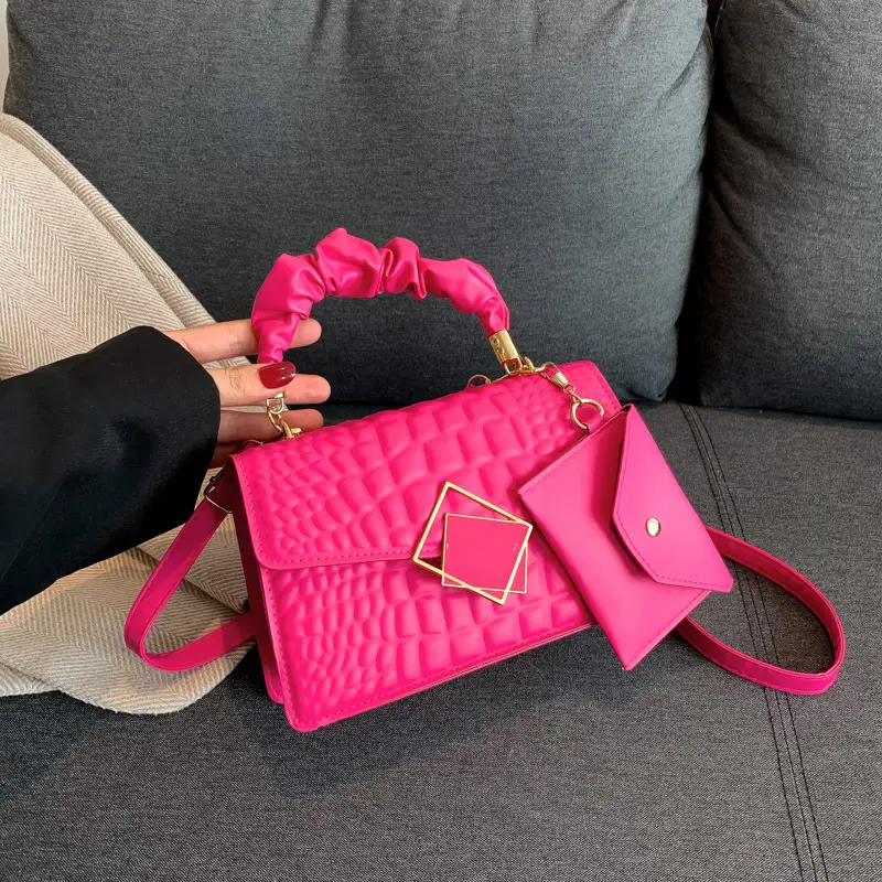Women Korean Style White Quilted Shoulder Bag 2024 - Image 6