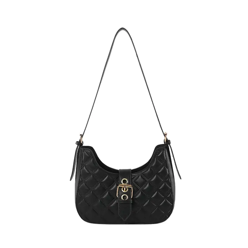 Green Rhombus Embroidery Shoulder Bag for Women - Image 11