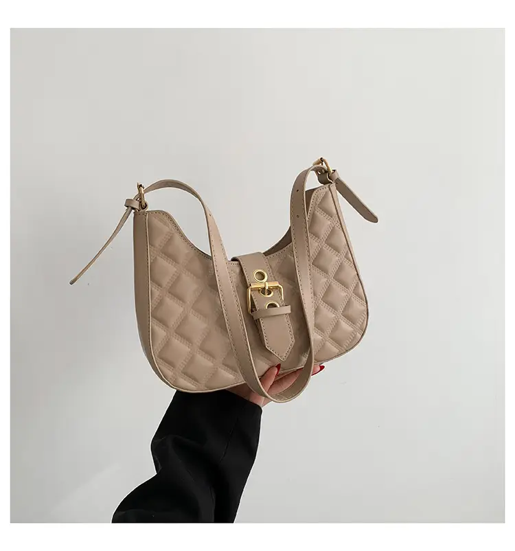 Green Rhombus Embroidery Shoulder Bag for Women — feature 26