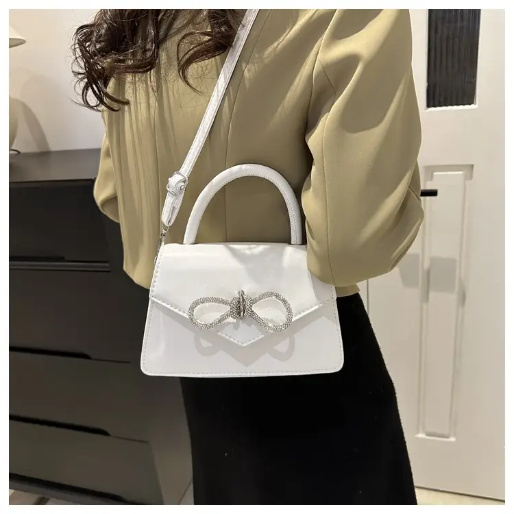 Green Square Shoulder Messenger Bag for Women — feature 21