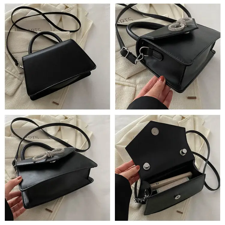 Green Square Shoulder Messenger Bag for Women — feature 7