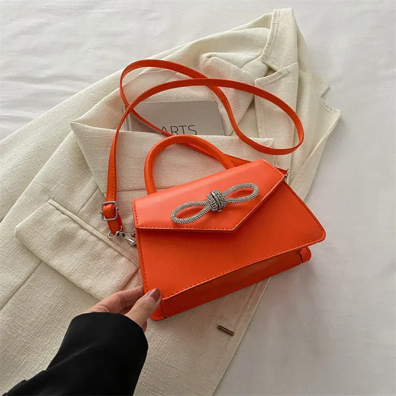 Green Square Shoulder Messenger Bag for Women - Image 6