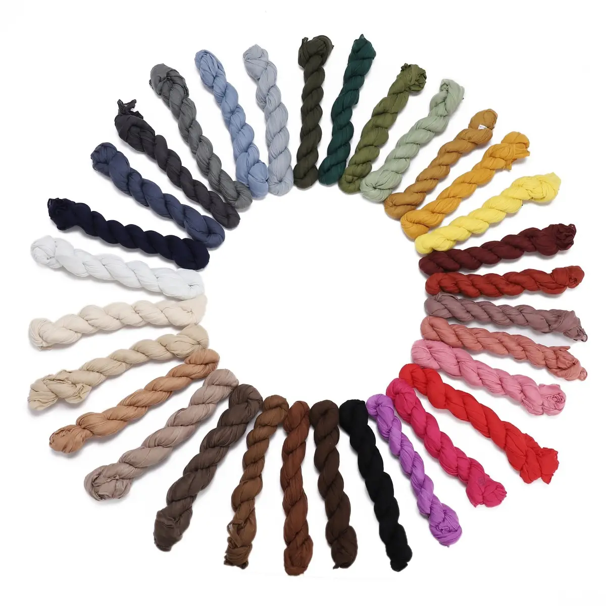 Brown Silk Scarf for Women, 3#, Wrinkle-Free, Lightweight — feature 2