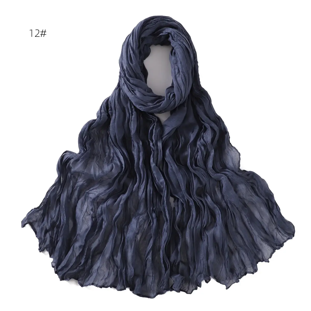 Brown Silk Scarf for Women, 3#, Wrinkle-Free, Lightweight — feature 22