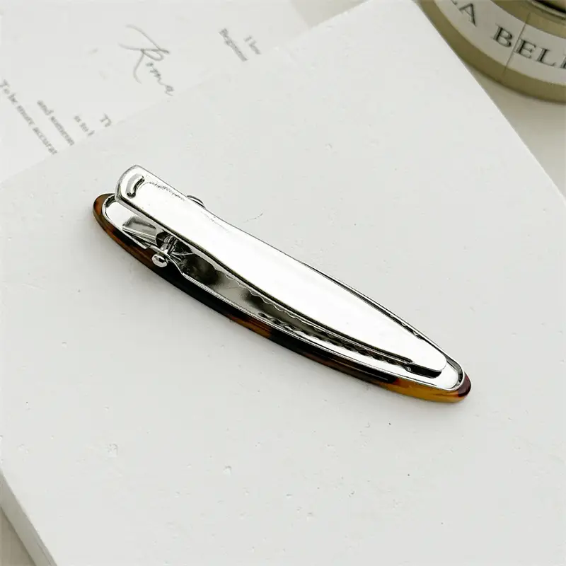 South Korea Acetate Hairpin with Leopard Print - Image 7