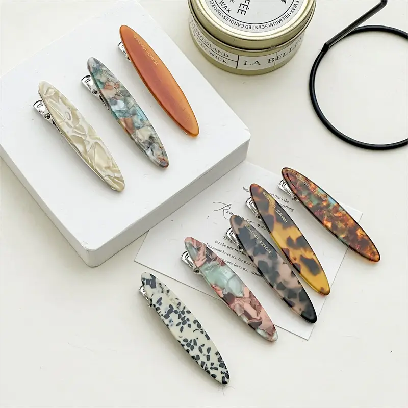 South Korea Acetate Hairpin with Leopard Print — feature 11