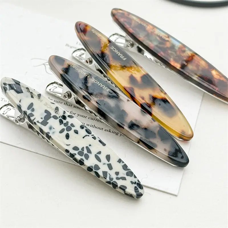 South Korea Acetate Hairpin with Leopard Print — feature 12